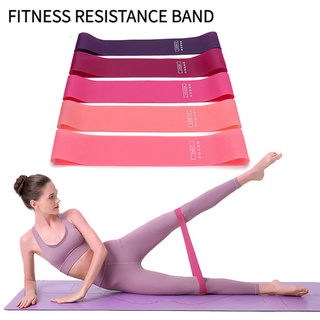 Men Women Unisex Portable Resistance Band Squat Beauty Hip Gym Yoga Elastic Band Resistance Band Tension Band Yoga Fitness Exercise Band 男女便携式阻力带
