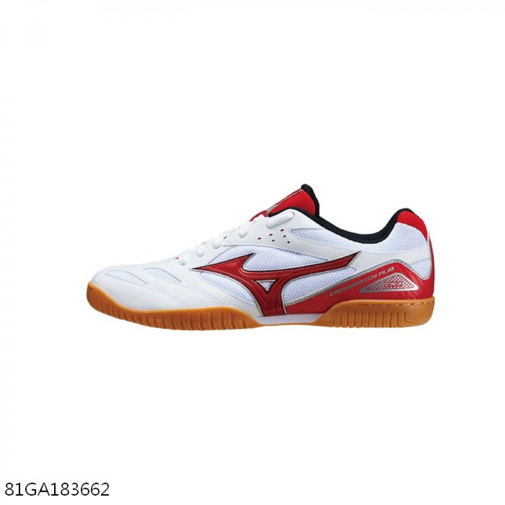 red mizuno shoes