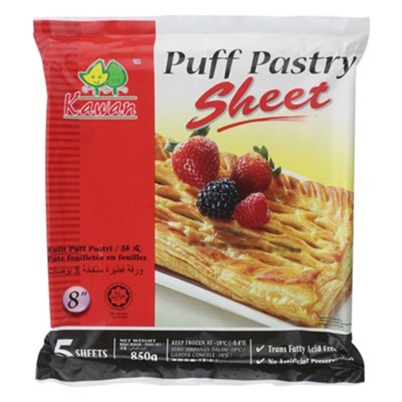 Kawan Puff Pastry Sheet 8 5 Pcs 850gm Shopee Singapore