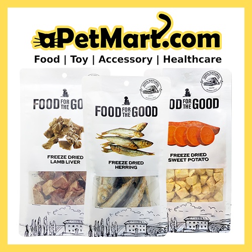 Food For The Good Freeze Dried Dog and Cat Treats (3 Flavors) Shopee