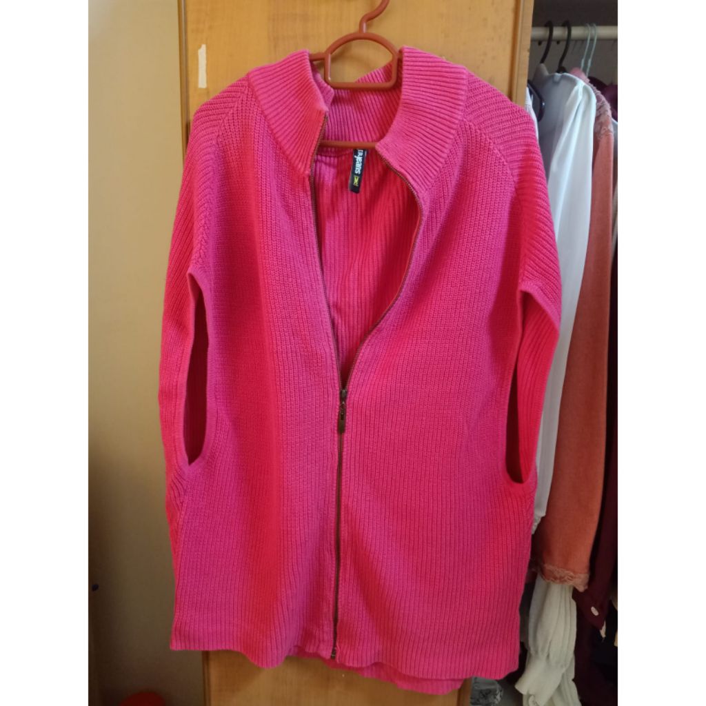 Pink Cardigan Shopee Singapore