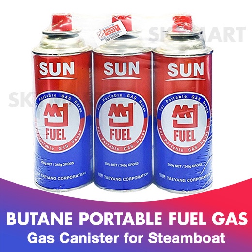 Sun Butane Fuel Gas Canister Mookata Steamboat Refill Kitchen Stove BBQ