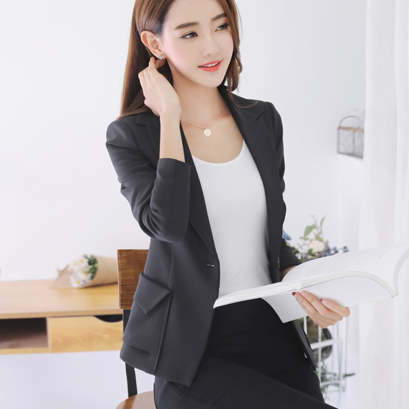 Women Slim Fit Blazer Jackets Notched Office Work Blazer Outfits Coats Shopee Singapore
