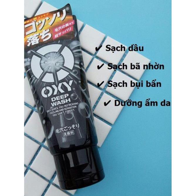 OXY Deep Wash Japanese Oxygen Facial Cleanser 130g Shopee Singapore