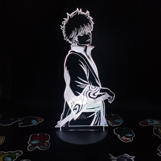 Gintama sakata gintoki odd jobs 3D anime led lava lamp illusion Night light  creative cool gifts for friends Manga peripheral | Shopee Singapore
