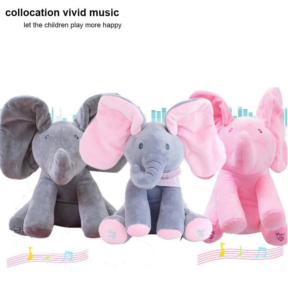 talking elephant plush toy