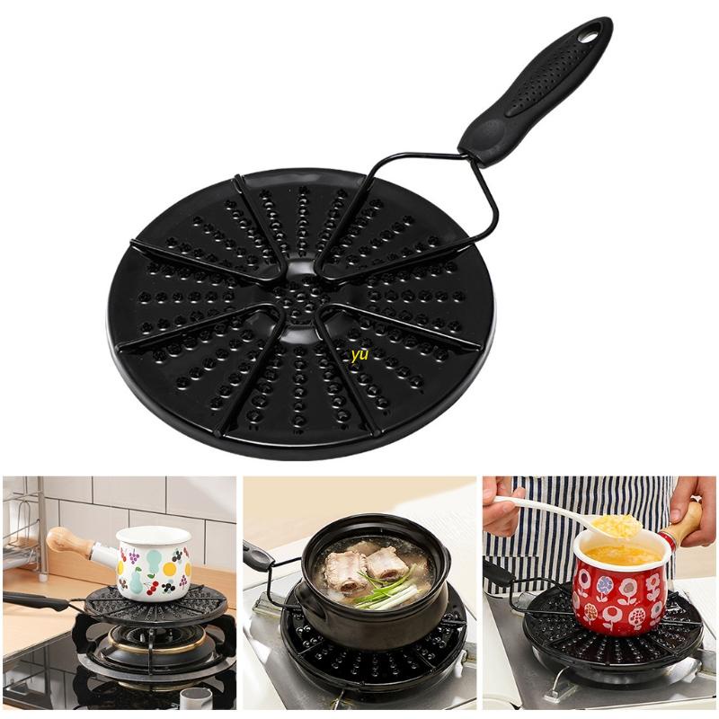 yu Home Stove Cooking Heat Conduction Plate Hob Heat Diffuser Simmer Ring Pan Mat for Hob