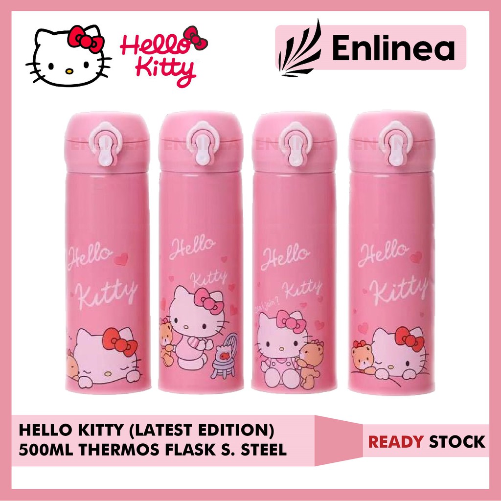 pink thermos flask