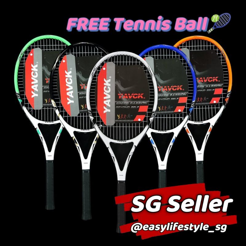 Tennis Racket Prices And Deals Dec 2022 Shopee Singapore Pcs Tennis