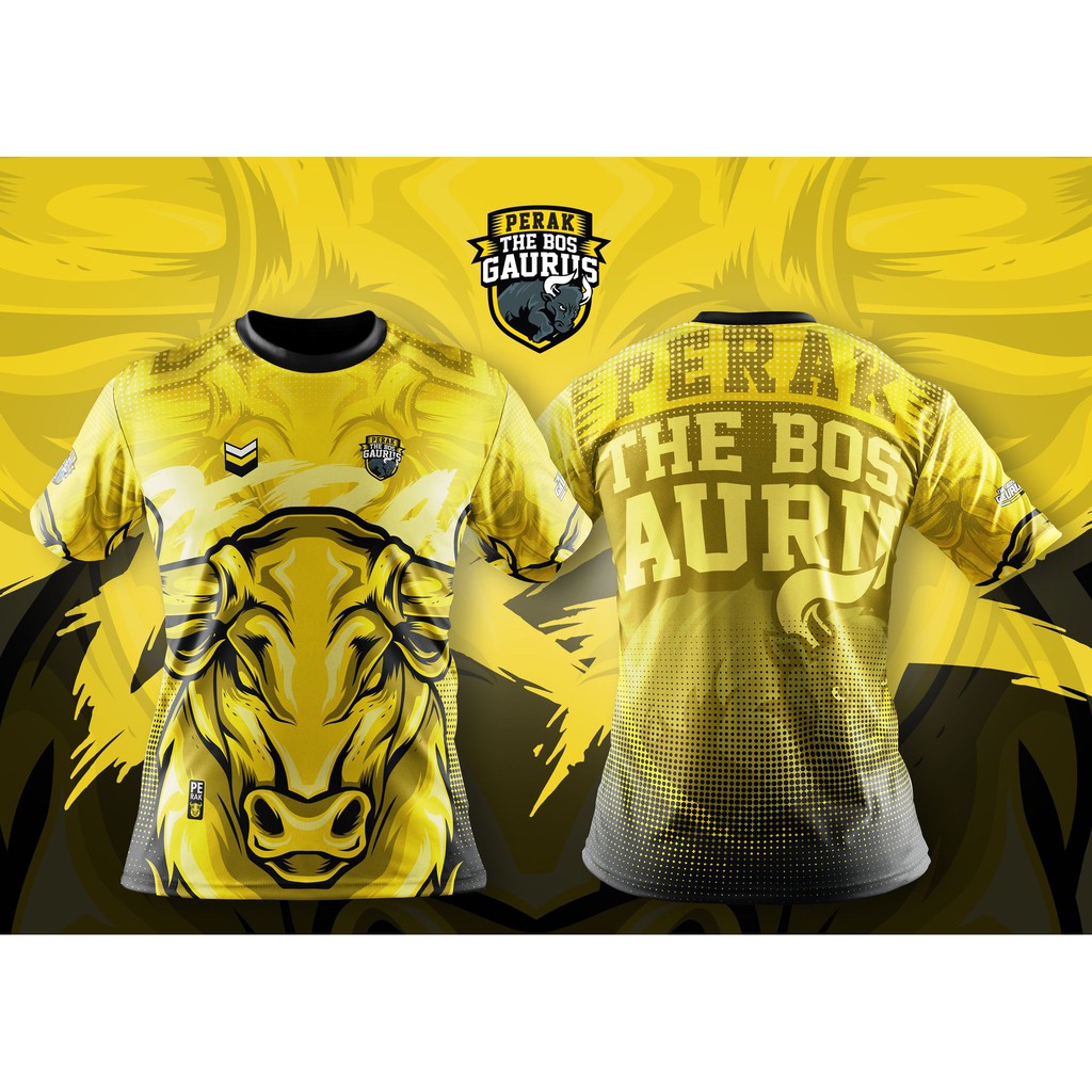 Exclusive T Shirt Perak The Bos Gaurus Shopee Singapore