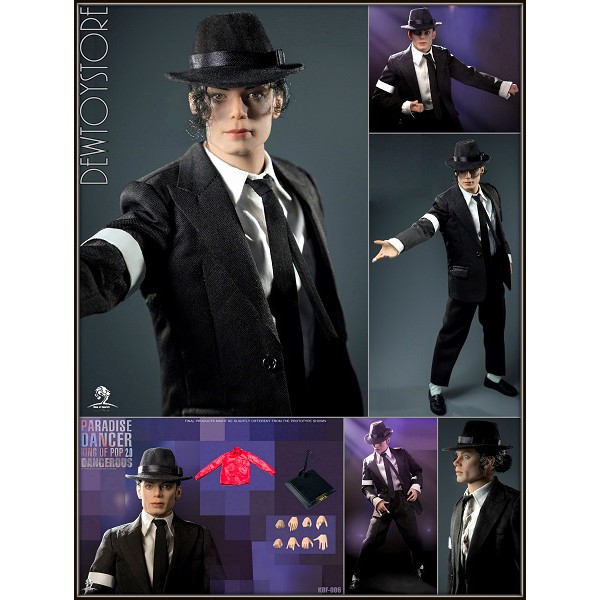Details about   King of Figure KOF-06 1/6 Paradise Dancer 2.0 DANGEROUS Michael Jackson Figure