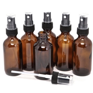 [Local] 30ml / 50ml / 100ml Amber | Blue glass spray bottles with fine mist for DIY with essential oil