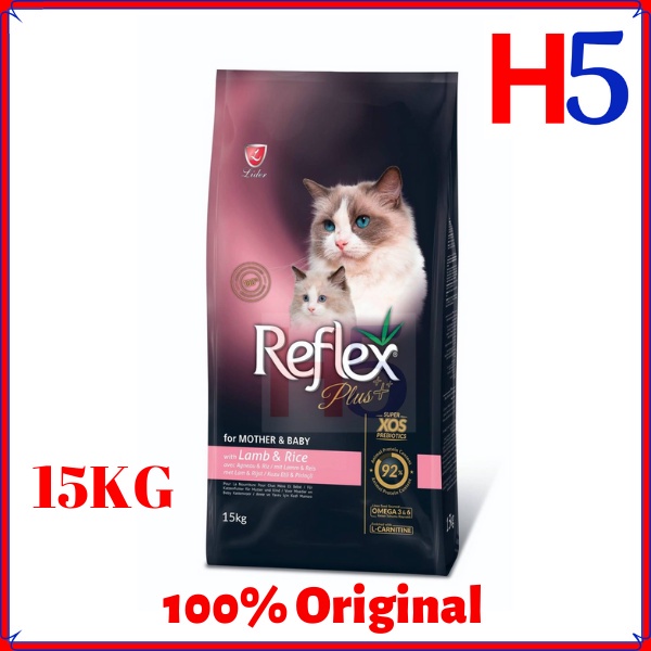 Reflex Plus Mother Baby 15kg Dry Cat Food Makanan Kucing Pet Food Shopee Singapore