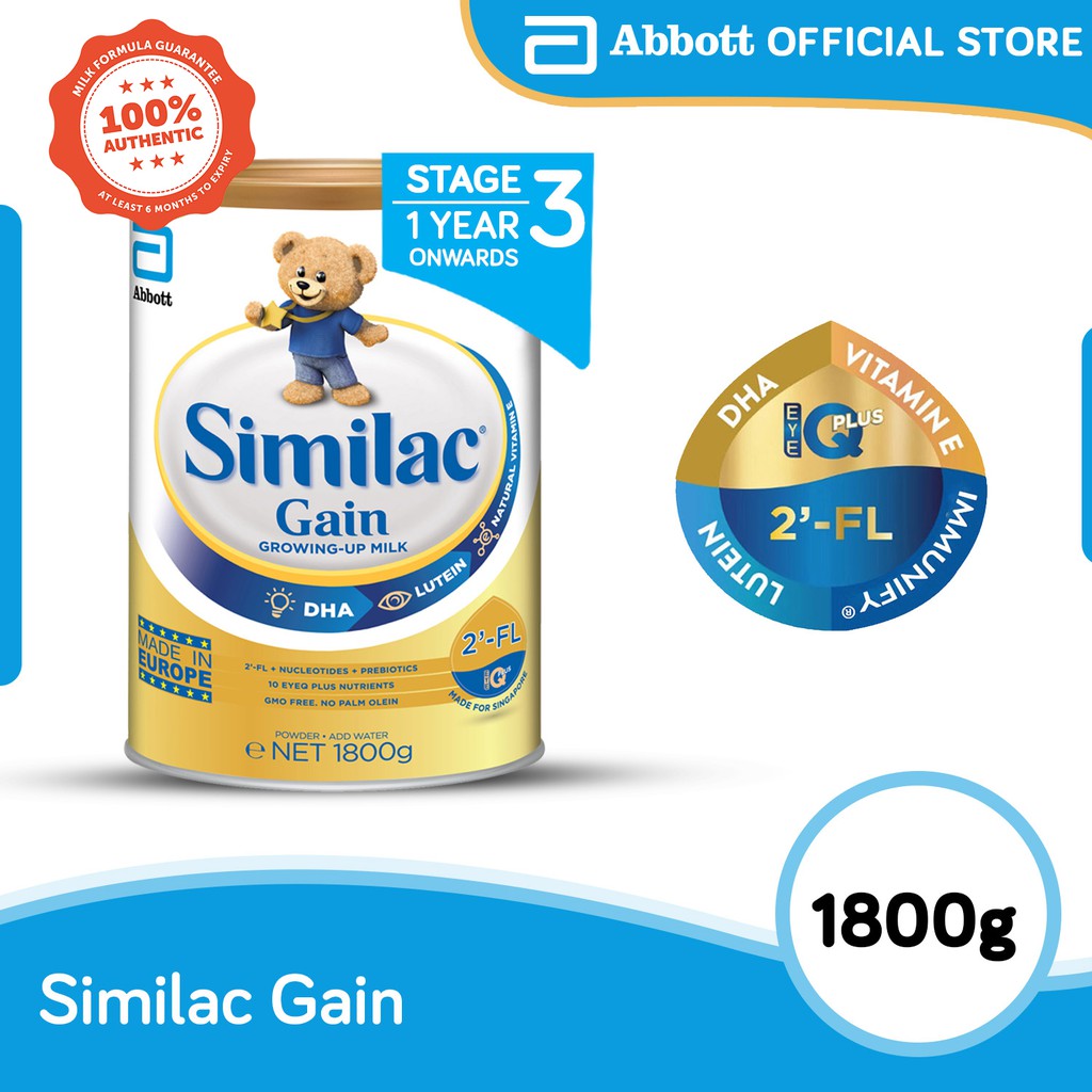 Similac® Stage 3 Gain GrowingUp Baby Milk Powder Formula