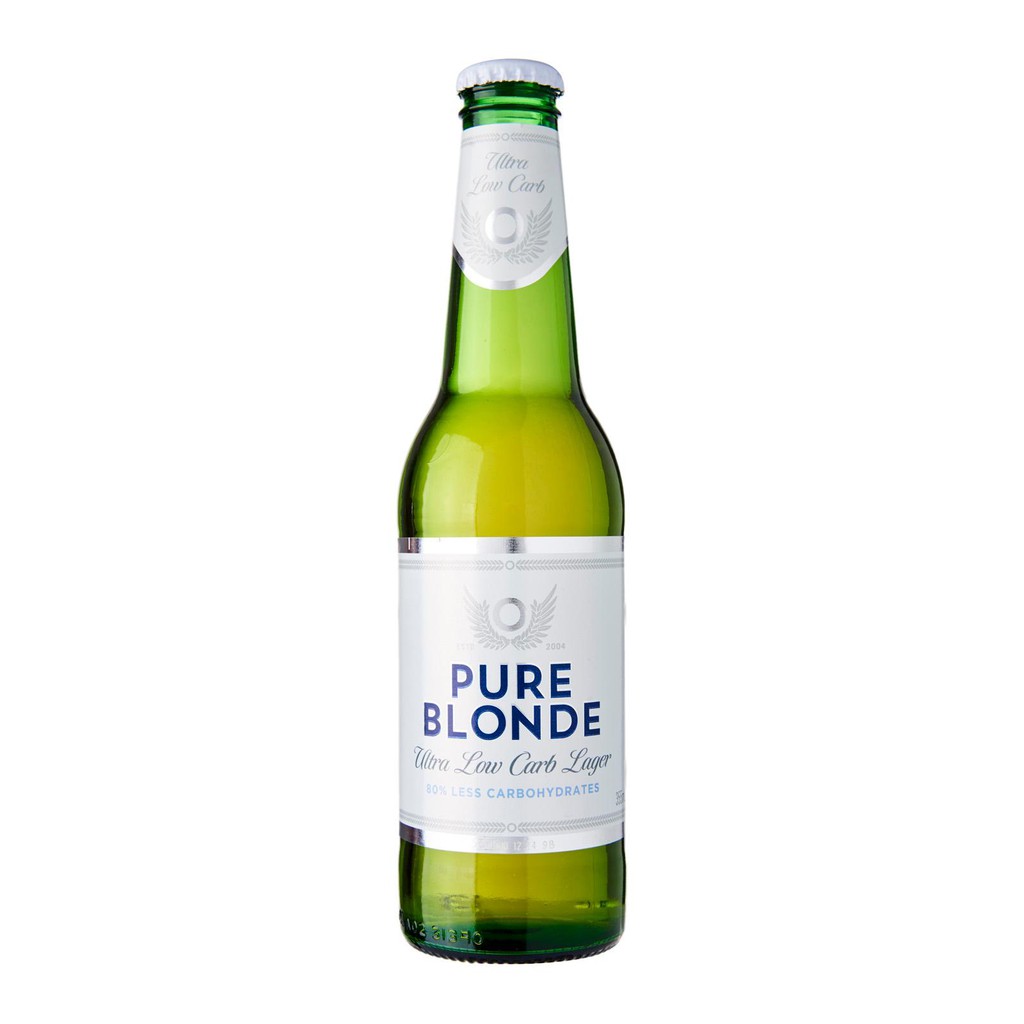 Pure Blonde Ultra Low Carb Beer Bottle 24 X 355ml Shopee Singapore