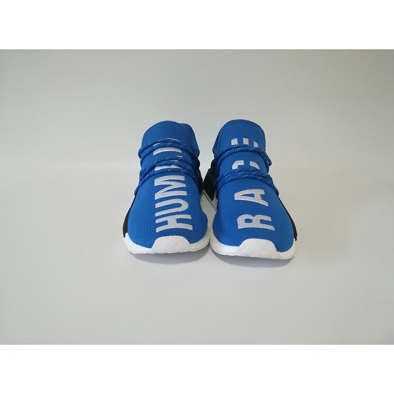 human race shoes blue