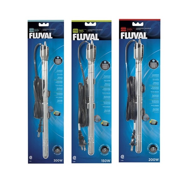 FLUVAL SUBMERSIBLE AQUARIUM HEATER 150W (FV783) 200W (FV784) 300W
