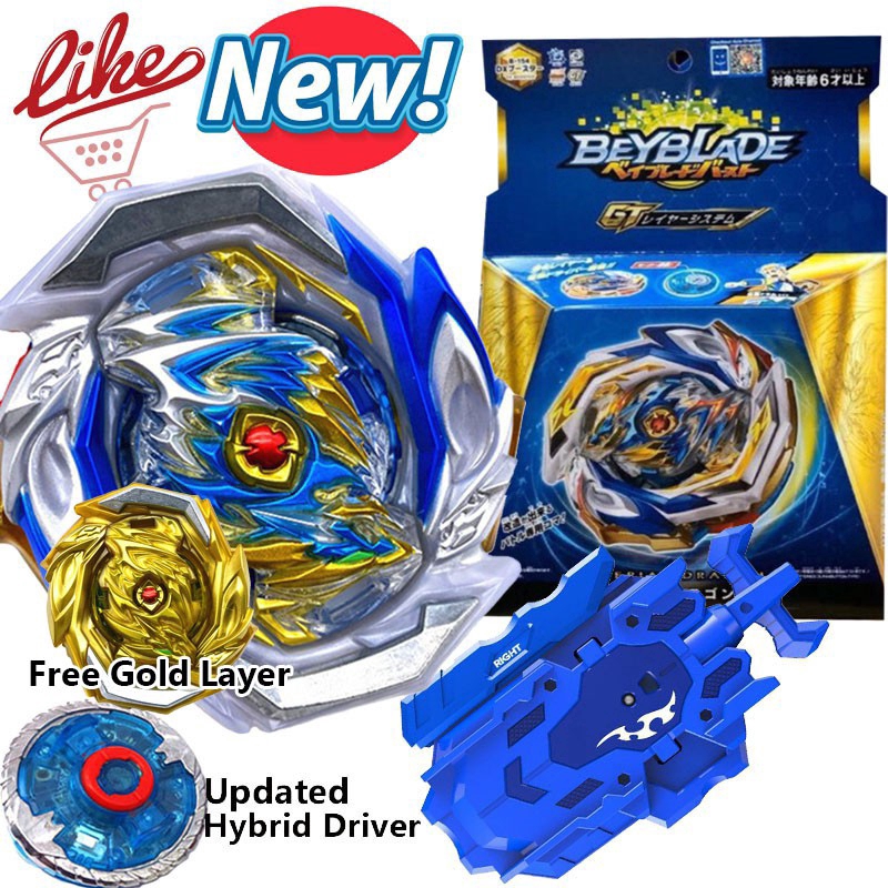 FLAME Hybrid Driver B-154 Imperial Dragon Beyblade Burst Set, Gyro with ...