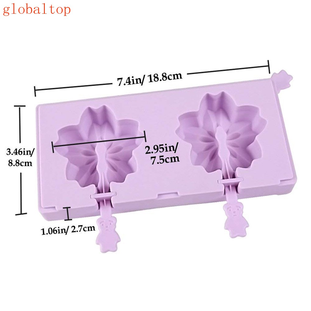 Flower Shape Safe Non Toxic Abs Plastic Ice Cream Cubes Mould Diy Kitchen Mould Tools Purple Shopee Singapore
