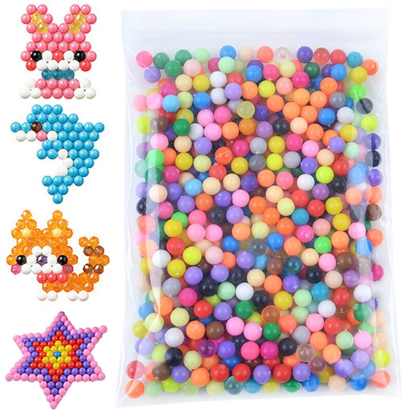 Aqua Water Fuse beads Refill 34 Matt/Crystal Colors Mixed Pack 5006000 Pcs Set Shopee Singapore