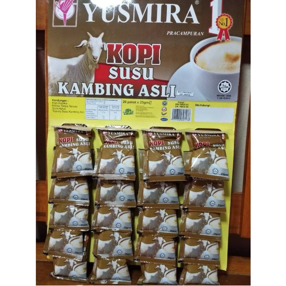 Kopi Papan Yusmira Kopi Susu Kambing Asli Shopee Singapore