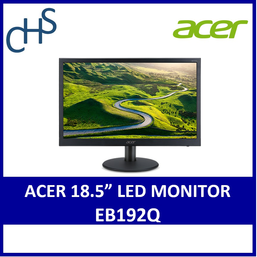 Acer Monitor 18.5 EB192Q EB2 HD Display With LED Monitor VGA Port 1