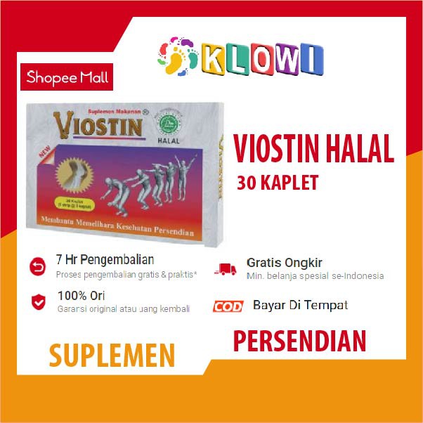 Viostin 1 Box, Glucosamine Chondroitin, 30 Joint Supplements / Halal