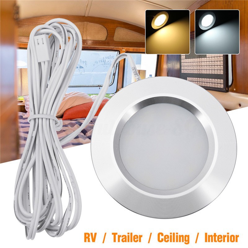 Hot Rv Led Round Recessed Ceiling Light Flat Panel Down Lamp V