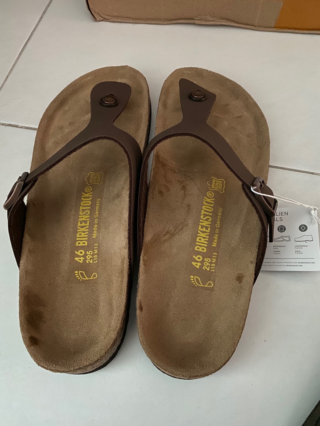 Ready Stock Birkenstock Gizeh Men Women Flip Flops Cork Sandals Beach Shoes 801 Shopee Singapore