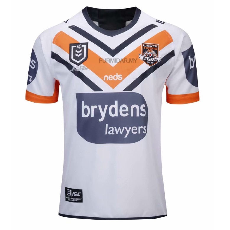 wests tigers 2020 jersey