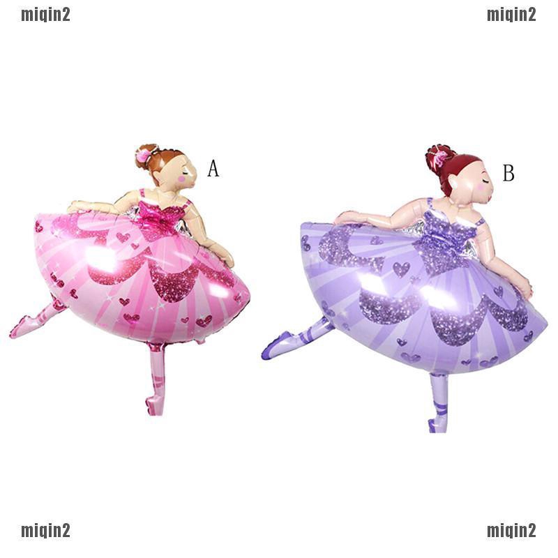 Home & Garden Balloons Large Ballet Dancing Girl Ballerina Foil Balloon ...