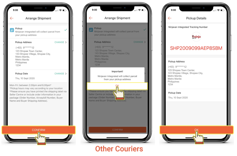 How to ship items from Shopee Philippines website to the USA