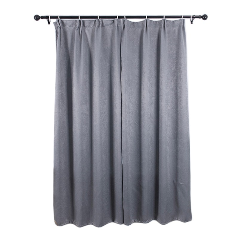 Modern Blackout Curtain Bedroom Living Room Plain Color Curtains