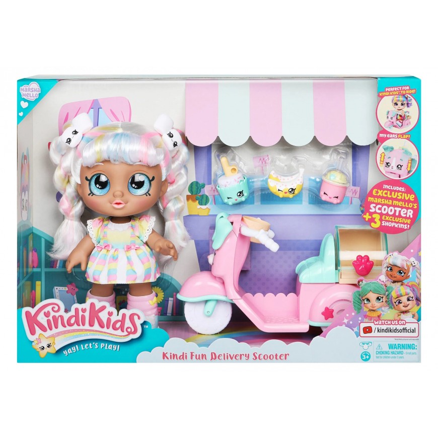 Kindi Kids Delivery Scooter with Marsha 