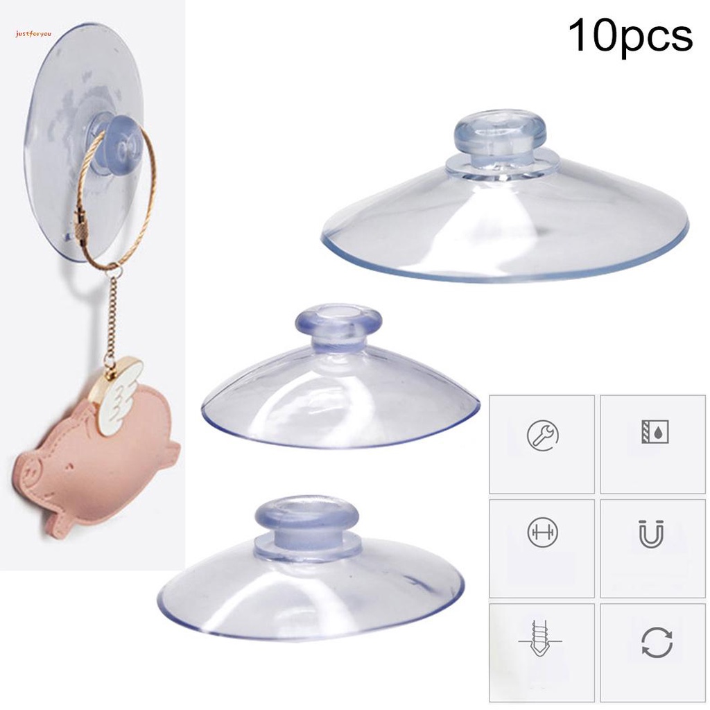 Suction Cups Clear Rubber Plastic Rubber Window Wall Tile Suckers Pads Hook Hang 
