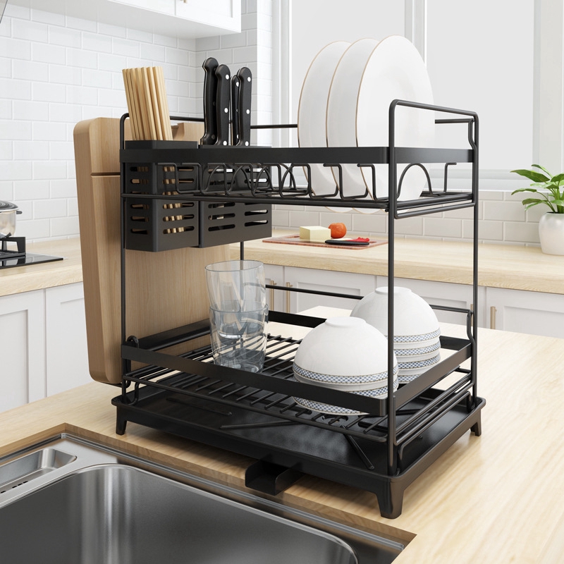 Multifunctional Kitchen Storage Rack,Bowl Rack Organizers Shopee