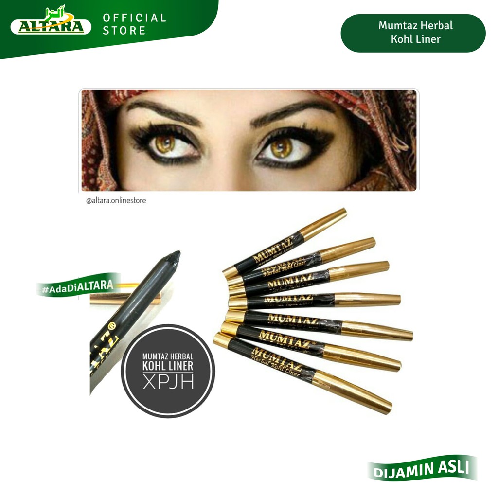HITAM Altara Herbal Mumtaz Celak Kohl Liner / Kajal / Eyeliner Black