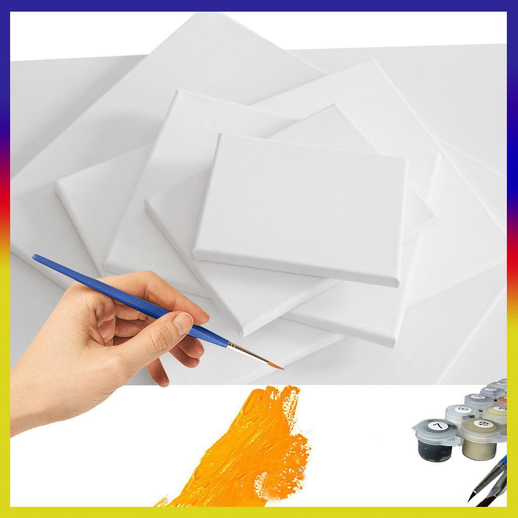 Diy Cotton Oil Painting Canvas Mini And Stretched Canvas Home Decors Bri Shopee Singapore