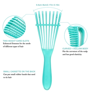 2 Pcs Detangling Brush Hair Combing Brush Detangle with ...