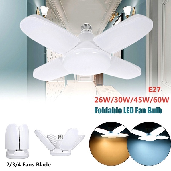 Led Pendant Lamps Foldable Fan Blade, Energy Efficient Ceiling Fan With Bright Led Light