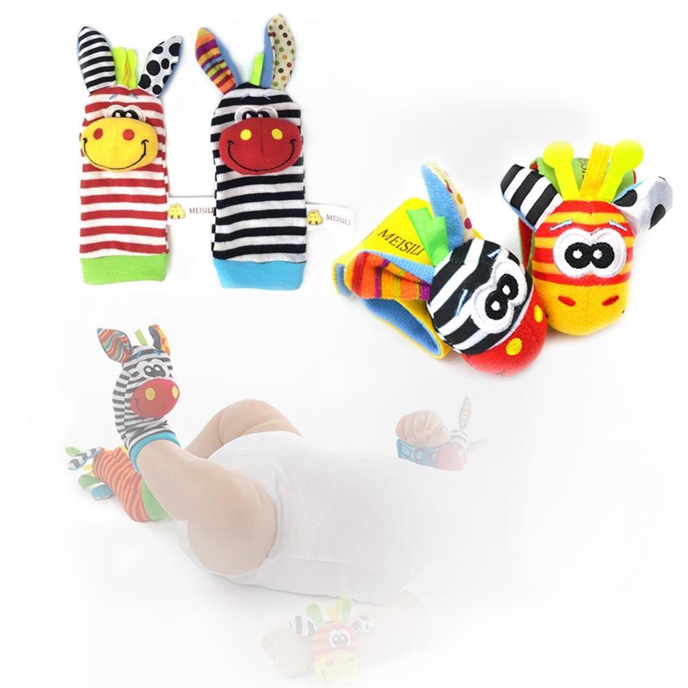 baby sensory wrist and rattle set