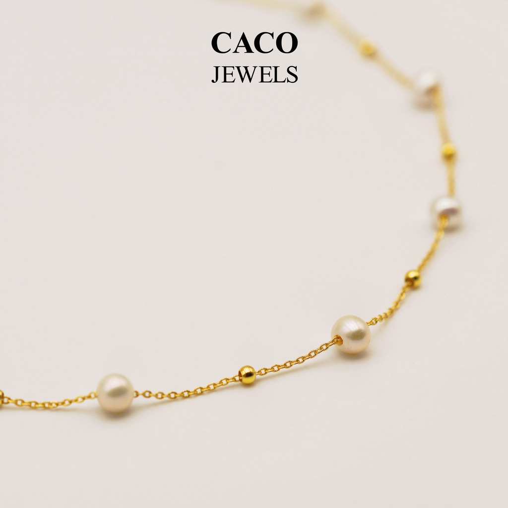 Image of CACO Freshwater Pearl Necklace 18K Gold Plated ”Galaxy” (1 Piece) #3