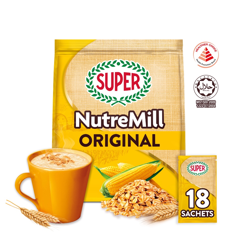 Super NutreMill 3 in 1 Instant Cereal Drink Original, 20 x 30g