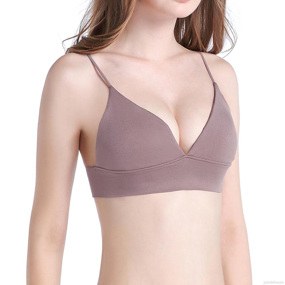 padded sports bra with thin straps