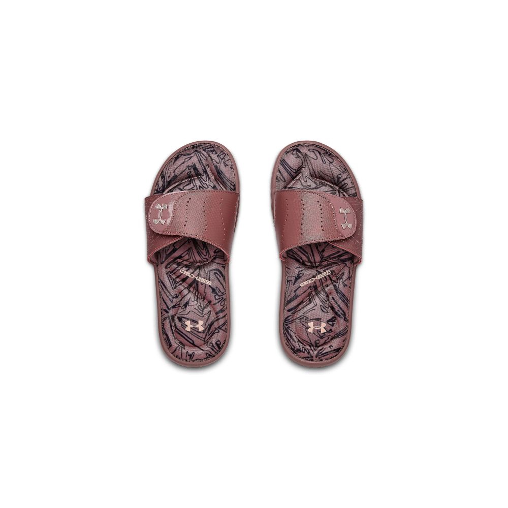 women's ua ignite ix trace multi slides