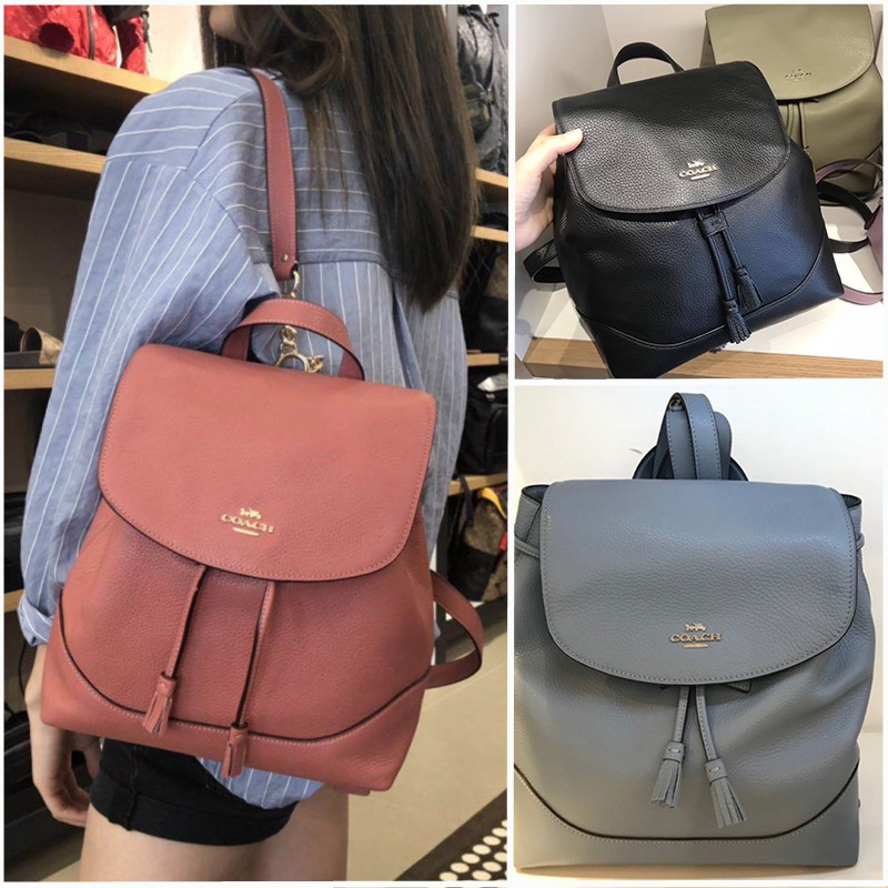  Coach  72645 Tas  Ransel Pria Wanita Bahan Nilon Warna 