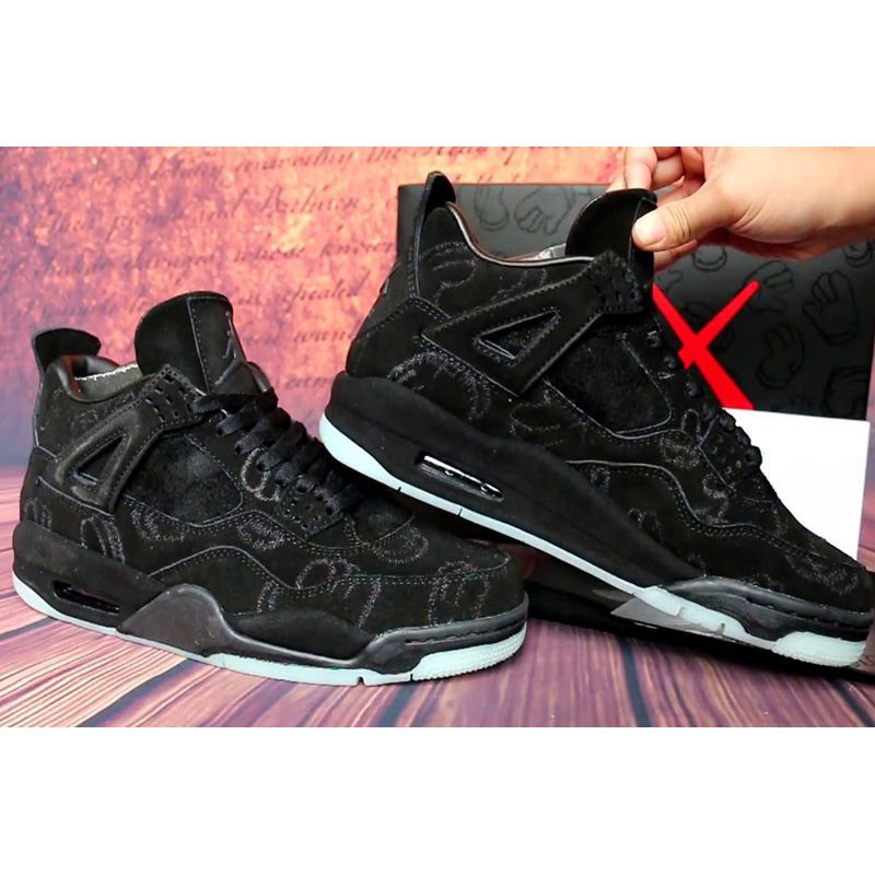 jordan 4 black suede