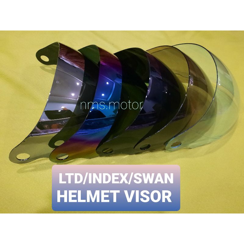 HELMET VISOR/VISOR HELMET/TOPI VISOR LTD INDEX SWAN/KHI HELMET/CRUISER