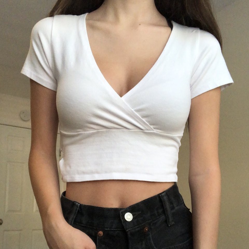 Brandy Melville Plain Amara Top Shopee Singapore