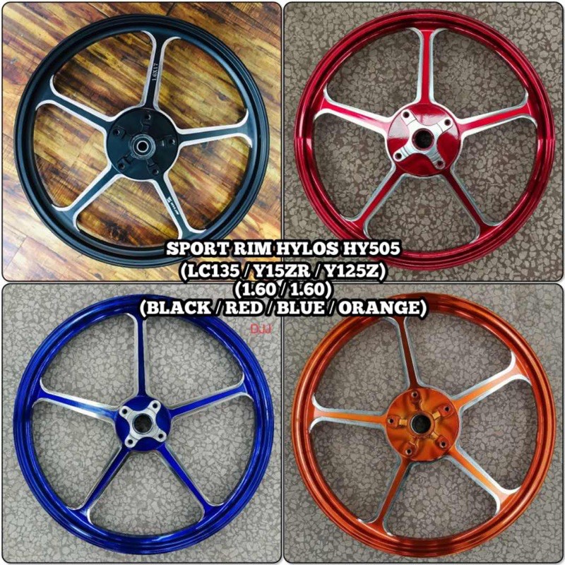 Y15 Lc135 Y125zr Sport Rim Sp505 Hylos Shopee Singapore